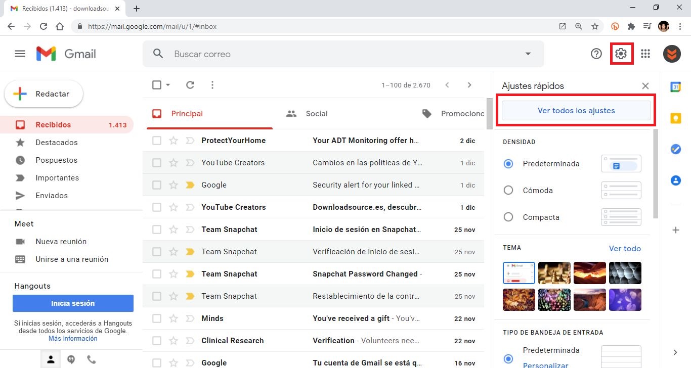 Gmail Como Activar O Desactivar Las Funciones Inteligentes 8874